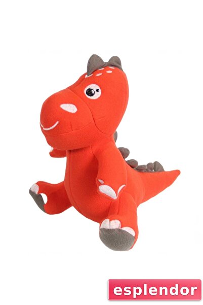 esplendor لعبة الديناصور البرتقالي وبري بارتفاع 25 سم