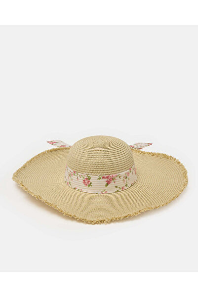 REDTAG Women Beige Paper Hat