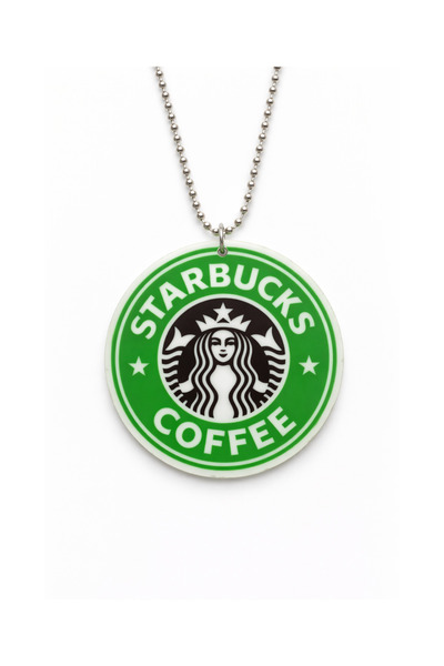 Baghes Coffee Coffee Rearview Mirror Ornament Short Chain Car Interior Decora...