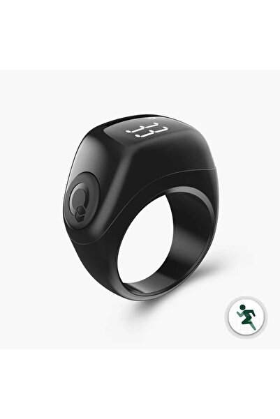iqibla I Qibla Smart Zikr Ring Jood Lite, Black, J01 T