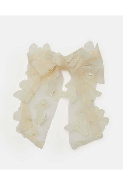 REDTAG Girls Ivory Embellished Hairclip