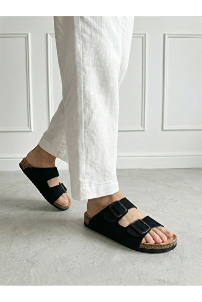 Mycorni Genuine Suede Leather Slipper Unisex – Orthopedic Anatomical Natural ...