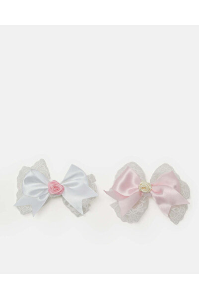 REDTAG Girls Assorted Hair Clip Set (Pack of 2)