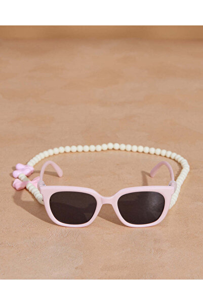 REDTAG Girls Assorted Wayfarer Sunglasses With Chain Set