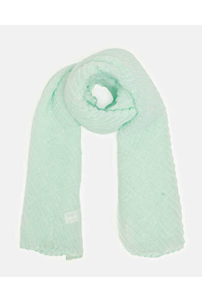 REDTAG Women Mint Green Solid Scarf
