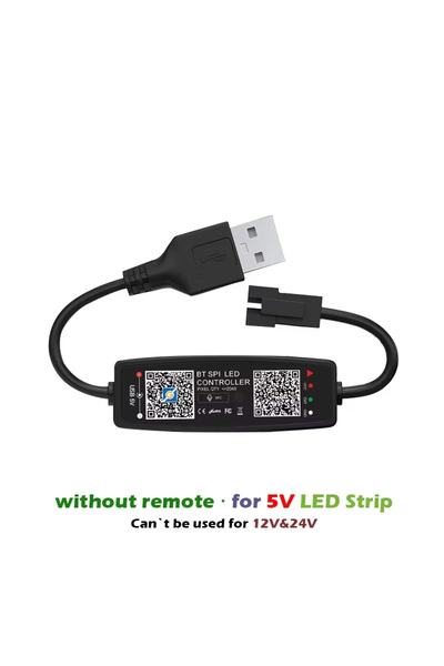 Choice12 وحدة تحكم WS2812B تعمل عبر منفذ USB بدون جهاز تحكم عن بعد، مع إمكاني...
