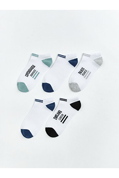 LC Waikiki جوارب مطرزة للأولاد من فريزن ستور، عبوة من 5 قطع