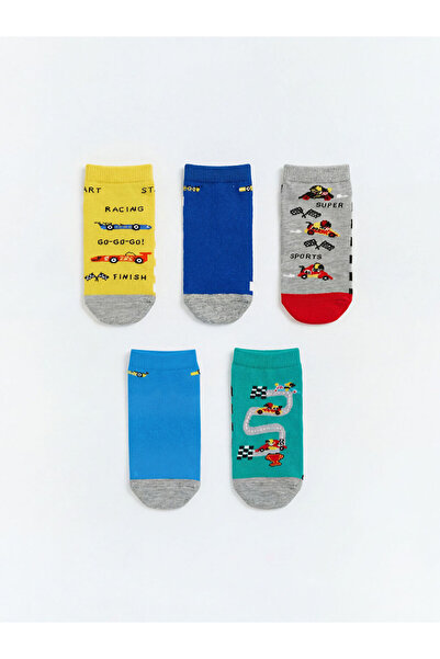 LC Waikiki جوارب مطرزة للأولاد من فريزن ستور، عبوة من 5 قطع