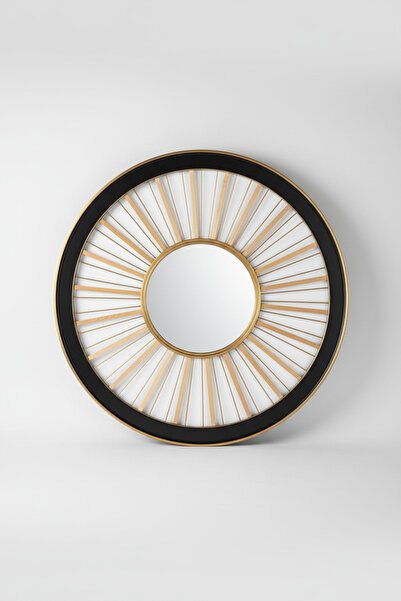 İpek Porselen 6 Kişilik Çizgili Çisem Desen Yaldızlı Çay Tabağı 12cm