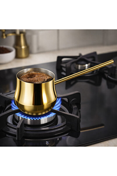 ARVALE إبريق قهوة ذهبي من الفولاذ المقاوم للصدأ - إبريق حليب صغير، وعاء صلصة،...