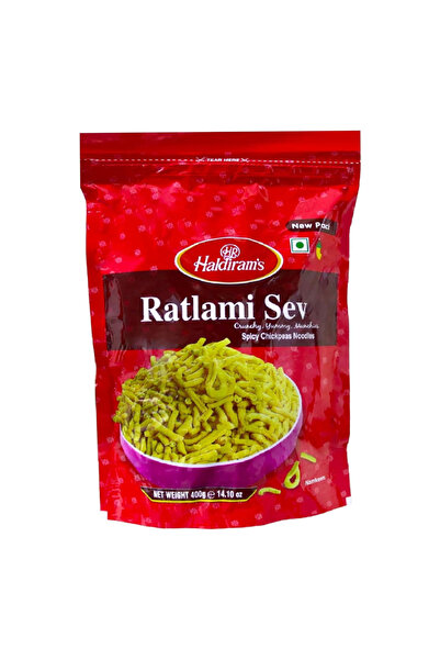 Haldirams شرائح دقيق الحمص بنكهة القرنفل الحارة من راتلامي (400 جرام)
