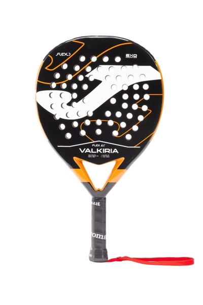 Joma Racheta de padel Valkiria Flex negru portocaliu fosforescent