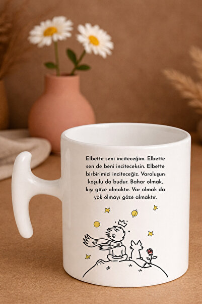Witchy Co Küçük Prens, Elbette Seni İnciteceğim Yazılı, Anlamlı Kupa Bardak (...