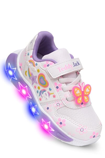 KAPTAN JUNIOR Girl's Lighted Sports Sneakers Walking Shoes Ptjck 700