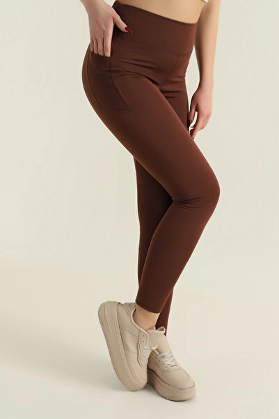 EXSPORT Women's Phone Pocketed High Waist Shaping / Sculpting Sports and Plat...