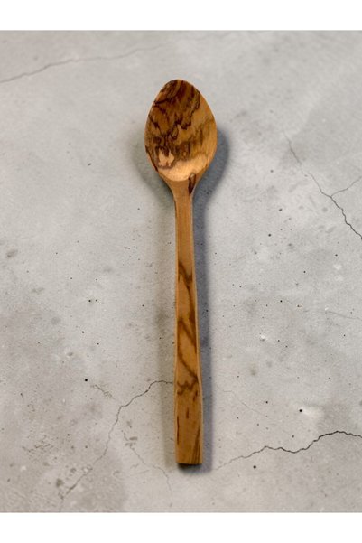 kılıç ahşap CNC & LAZER Set of 6 Tea Spoons - Wooden Spoons - Small Spoons - Olive Wood Spoons - Tea Spoons