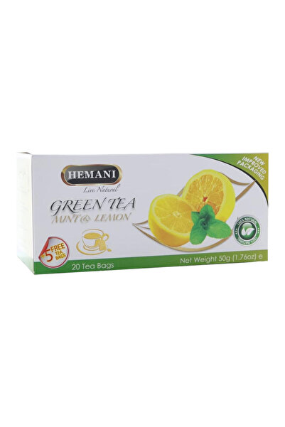 HEMANI MINT & LEMON GREEN TEA 50GM