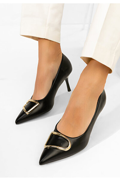 B T Shoes Pantofi cu toc subtire Cecinia negri