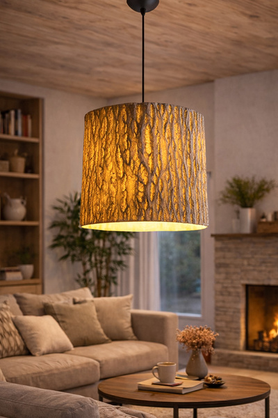 Hmydesign Handmade Wabi Sabi Karbon Beton Avize- Barkon