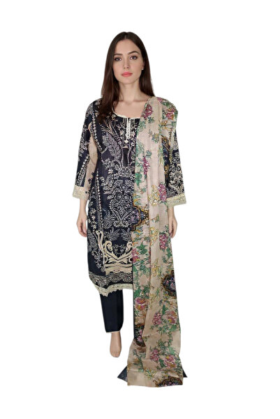 Generic Women's Salwar Kameez with Dupatta, Floral Print, Traditional Indian ...