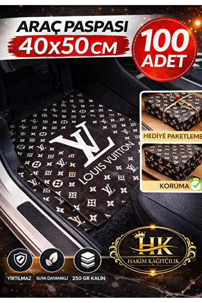 HAKİM KAĞITÇILIK 40x50 cm Araç Paspası | 250 gr Kalın Yırtılmaz Su Geçirmez D...