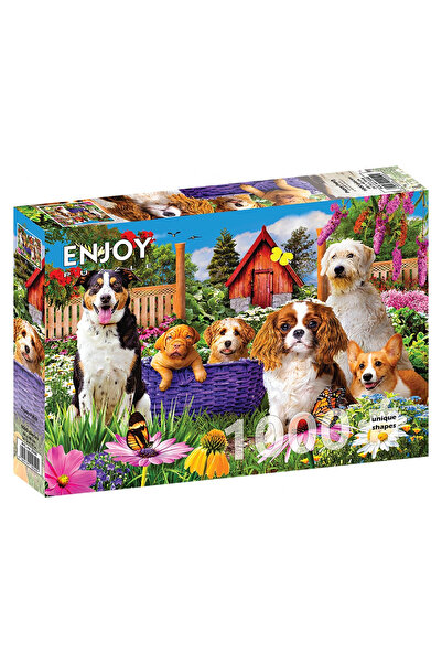 Enjoy Puzzle Puzzle 1000 piese Enjoy – Puppy Patch