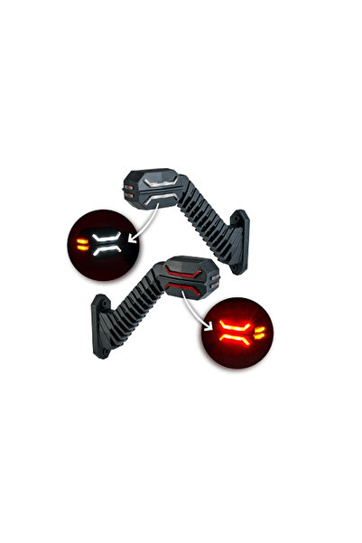 HORPOL Σετ πλευρικών φώτων LED (Λευκό + Κίτρινο + Κόκκινο)