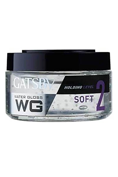 GATSBY Water Gloss Soft Hold Wet Look Hair Styling Gel Tub (150g)