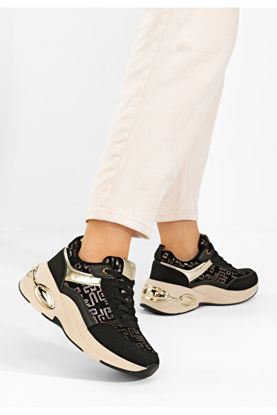 B T Shoes Sneakerși cu platforma Nezela negri