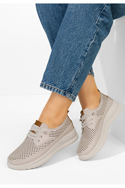 B T Shoes Sneakerși dama Nezelia bej