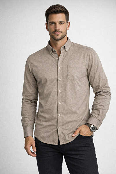 YAKAMEL Ανδρικό μακρυμάνικο πουκάμισο με μοντέρνα γραμμή, καθημερινό, κομψό, ...