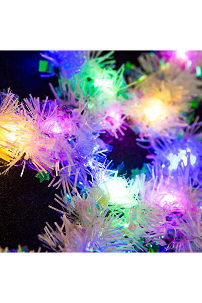 FAMİLY Decor Craciun, fulg LED, iridescent, 32cm, multicolor, 18 LED