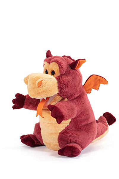 Trudi Eğlenceli Ejderha El Kuklası Peluş Oyuncak 22 cm – Yumuşacık Oyun Arkad...
