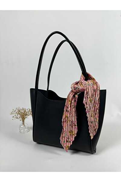 MegssStore Patterned Pleated Scarf Bandana