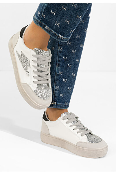 B T Shoes Sneakerși dama Aurellia V4 albi