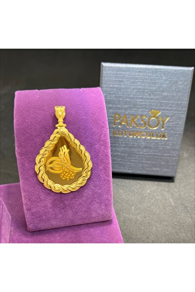 paksoy kuyumculuk 22 Ayar Altın Kolye Ucu Osmanlı Tuğrası Özel Tasarım 6.70gr...