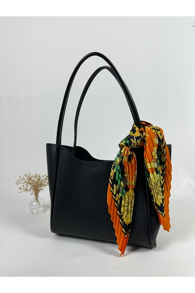 MegssStore Patterned Pleated Scarf Bandana