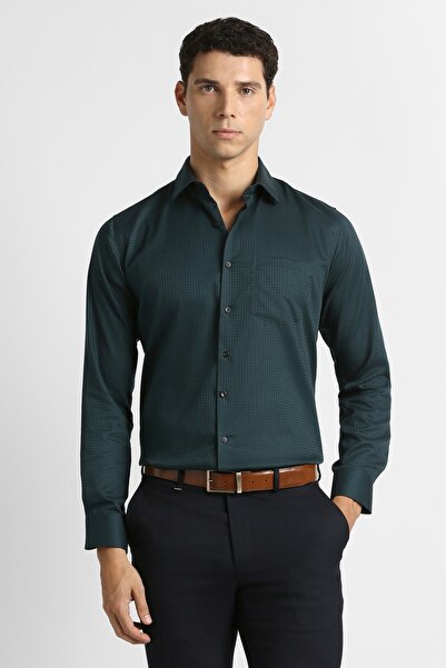 VAN HEUSEN قميص رجالي بأكمام طويلة وقصة ضيقة