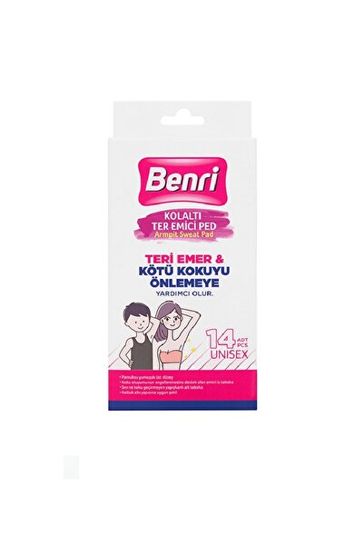 Benri Ter Emici Koltuk Altı Ped 14'lü