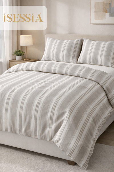 Isessia Luma pentru două persoane cearșaf cu elastic în lenjerie de pat