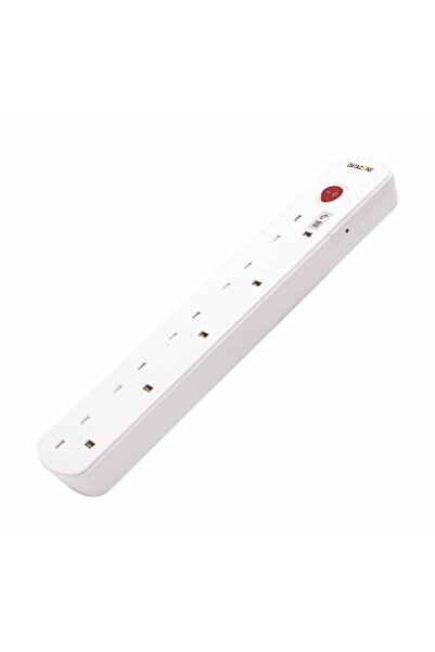 Datazone Power extension socket 2M, 5 way , 13 A fused plug, 110-250 V, Max 2...