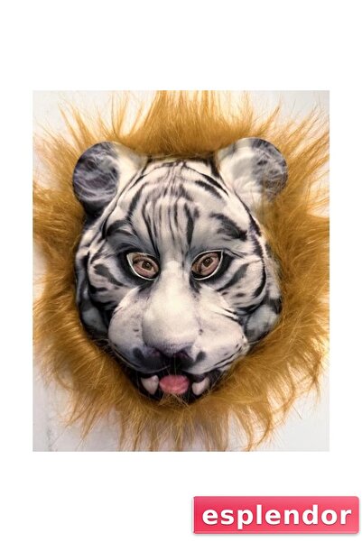 esplendor Brown Haired Toothed Tiger Mask Mega Plush No 25