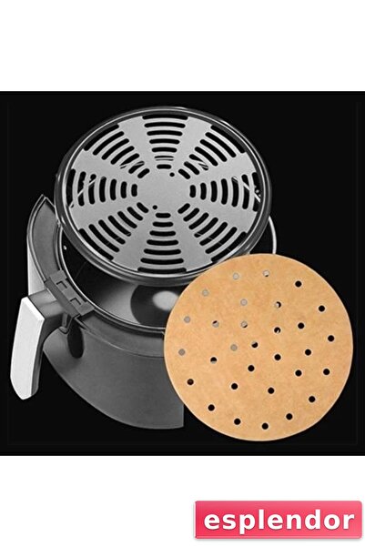 esplendor 50 قطعة من ورق الخبز للمقلاة الهوائية للاستعمال مرة واحدة، نموذج دا...