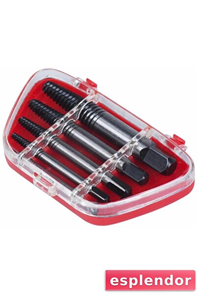 esplendor أداة إزالة البراغي التالفة ذات الدليل العكسي 5 قطع