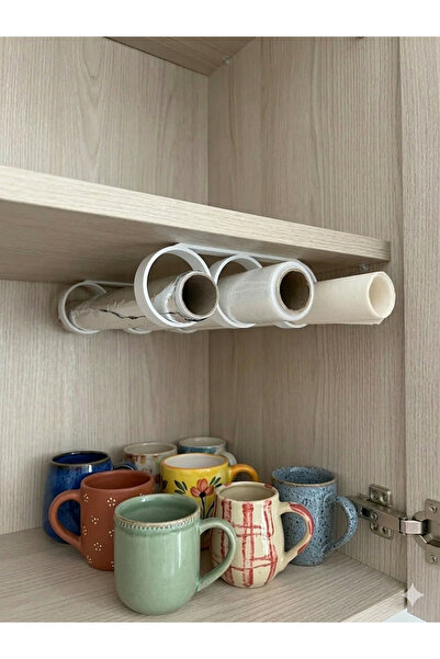 Aaron Boriss Kitchen Roll Organizer 3-Piece Set |   Greaseproof Paper, Foil, ...