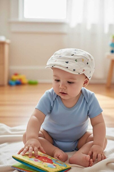 Aware Time Kitti 0-12 Ay Erkek Bebek & Çocuk Kasket Şapka