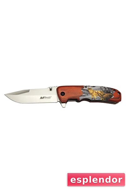 esplendor Eco Lounge Mtech Y 12K Kahverengi Kamp Çakı 21,5cm - Yarı Otomatik,...