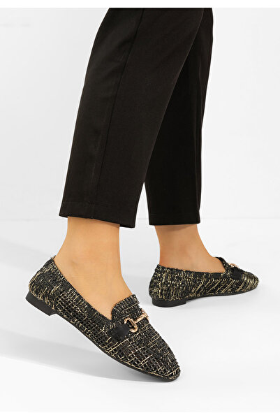 B T Shoes Mocasini dama Cameilia negri