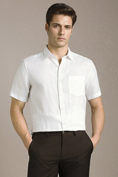 LOUIS PHILIPPE Men Classic Fit Short Sleeve Shirt