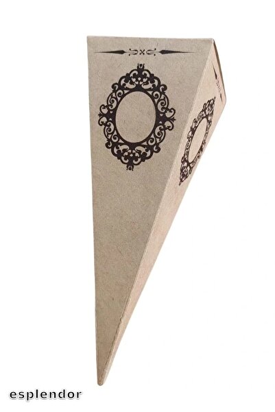 esplendor مخروط كرتوني للحلوى، حلوى اللوكم، علبة هينا، عبوة من 25 قطعة